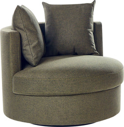 Draaifauteuil DALBY Stof Donkergroen