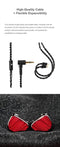 TRUTHEAR Zero: Red - In-Ear Monitors - 2 Dynamische Drivers - Verwisselbare Kabel - Universele Pasvorm - Rood