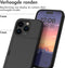 imoshion Hoesje Geschikt voor iPhone 15 Pro Hoesje - Ruimte voor 2 pasjes - imoshion Backcover met pasjeshouder - Zwart