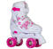 Roces - Quaddy 3.0 - Rolschaatsen - Kinderen - Wit - Roze - 34-37