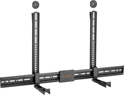 Ophangbeugel voor Soundbar - Universeel - Bevestiging aan TV of muur - Tot 15kg - Zwart