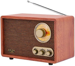 Adler AD 1171 - Retro Radio - Bluetooth FM AM - Bruin