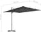 vidaXL - Parasol - met - draagbare - voet - antracietkleurig