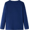 vidaXL - Kindershirt - met - lange - mouwen - 140 - marineblauw
