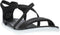 ECCO Simpil - Platte sandalen - Klittenbandsluiting - Zwart - Maat 39
