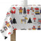 Vlekbestendig tafelkleed van hars Muaré Noel 200 x 140 cm