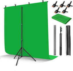Luft Green screen set - 200x150 doek - Fotografie - Achtergrond voor fotostudio