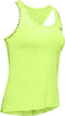 Under Armour UA Knockout Tank - Fitness Top Dames - Lime Fizz / Black - Maat S