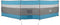 vidaXL - Windscherm - camping - waterdicht - 508x130 - cm - blauw