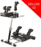 Wheel Stand Pro - Thrustmaster HOTAS WARTHOG en Saitek X-55/X52/Pro - Deluxe V2 - Stalen constructie - Zwart