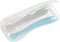 Béaba Siliconen Baby Lepels - Set van 2 - Zacht & Ergonomisch - Blauw/Grijs