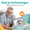 Pora&Co - Digitale fotolijst - WiFi met Frameo App - 10.1 inch HD IPS Display - Zilver/Wit