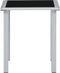 vidaXL - Ligbedden - 2 - st - met - tafel - aluminium - groen