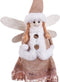 Christmas Kerstversiering Multicolour Metaal Polyfoam Weefsel Engel 22 X 10 X 47 Cm