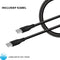 Mobiparts - Wall Charger - 20W Dual USB-C/USB-A met USB-C naar USB-C kabel - Zwart