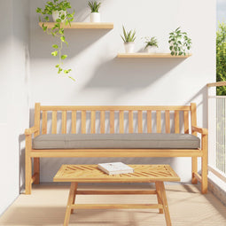 vidaXL - Ligbedkussen - Taupe - 180x40x8 - cm - Oxford - Stof