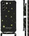 iMoshion Hoesje Geschikt voor Samsung Galaxy S22 Hoesje Met Koord - iMoshion Design Hoesje met Koord - Goud / Stars Gold