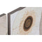 Schilderij Home ESPRIT Wit Beige Cirkels Scandinavisch 150 x 3 x 50 cm (2 Stuks)