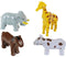 KLEIN 0065 - Magnetische dierenpuzzel - 4 grote dieren - Veelkleurig (16 stukjes)