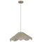KARWEI Roos - Hanglamp - Katoenen lampkap - Beige 48cm