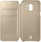 Samsung EF-WJ600CFEGWW - Flip Cover - Ruimte voor pasjes - Goud (2018)
