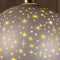 Anna's Collection - B.O.T. Ball Glass Matt Champagne With Stars 15 cm