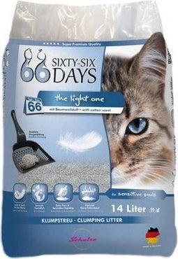14 ltr 66 days cotton light kattenbakvulling kattenbakvulling