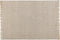 POZANTI - Laagpolig vloerkleed - Lichtbeige - 140 x 200 cm - Katoen