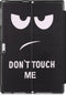 Tablet Hoes Geschikt voor Microsoft Surface Pro 4 / Pro 6 / Pro 7 - Design Trifold Bookcase - Meerkleurig /Don't touch
