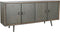 Dientafel DKD Home Decor 177 x 38 x 75 cm Hout Donker grijs