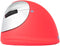 R-Go Tools HE Sport - Verticale muis - Linkshandig 2400dpi - Rood