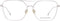 Scotch & Soda SS1008 55466 bril zonder sterke - Dames - Goudkleurig