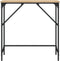 vidaXL - Wandtafel - 75x32x75 - cm - bewerkt - hout - sonoma - eikenkleurig