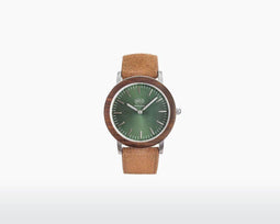 Wooden Watch - Waterloo - Silver - Walnut