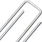vidaXL - Grondharingen - 50 - st - U-vormig - 20x4 - cm - gegalvaniseerd - staal