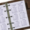 Kalpa 104 x 68 mm Mini Organizer Agenda Inleg 1 Week per 2 Paginas NL EN 2026