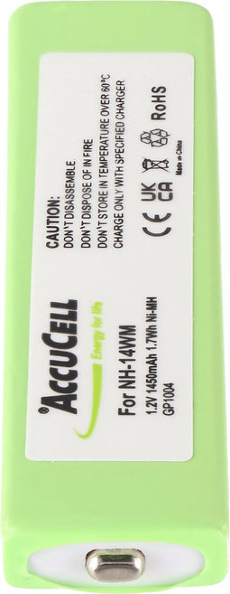 1450 mAh NiMH-batterij geschikt voor GP14M, AD-N55BT, NH-14WM, MHB-901