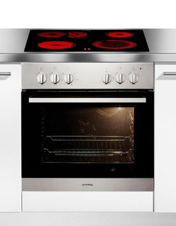 Privileg SET PVO 505 IN - Inbouw Oven Set - 65 liter - Keramische Kookplaat - RVS / zwart
