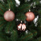 House of Seasons - Plastic Kerstballen Set - 30 stuks - Ø6 cm - Roze (30 stuks)