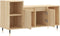 vidaXL - Tv-meubel - 100x35x55 - cm - bewerkt - hout - sonoma - eikenkleurig