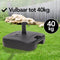 Brixy Parasolvoet - Vulbaar - 40KG - Compact en Stabiel - Antraciet