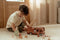 Little Dutch Brandweerwagen - Houten speelset - Inclusief pegdolls en accessoires - Rood