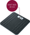 Beurer GS 300 Black Personenweegschaal - Digitaal - LCD display - Weegvlak van veiligheidsglas & anti-slip - Automatisch in-en uitschakelen - Overbelasting-indicatie - Incl. batterij - 5 Jaar garantie - Zwart