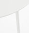 Mica Decorations Seatle - Bijzettafel - Minimalistisch design - H38 x Ø58 cm - Wit