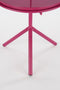 Mica Decorations Aston - Bijzettafel - Afneembaar dienblad - Fuchsia - H42 x Ø31 cm