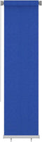 vidaXL - Rolgordijn - voor - buiten - 60x230 - cm - HDPE - blauw