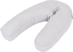 vidaXL - Zwangerschapskussen J-vormig - 54x(36-43) cm - grijs
