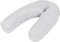 vidaXL - Zwangerschapskussen J-vormig - 54x(36-43) cm - grijs