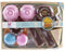 Dessertset 12-delig - Speelgoedset met taartjes en ijsjes - Verpakt in window box (12 stuks)