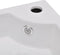 vidaXL - Wastafel - met - overloop - 45x32x12,5 - cm - keramiek - goudkleurig